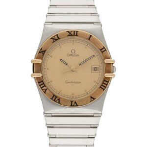 Omega Constellation Watch Stainless Steel & 18K Yellow Gold